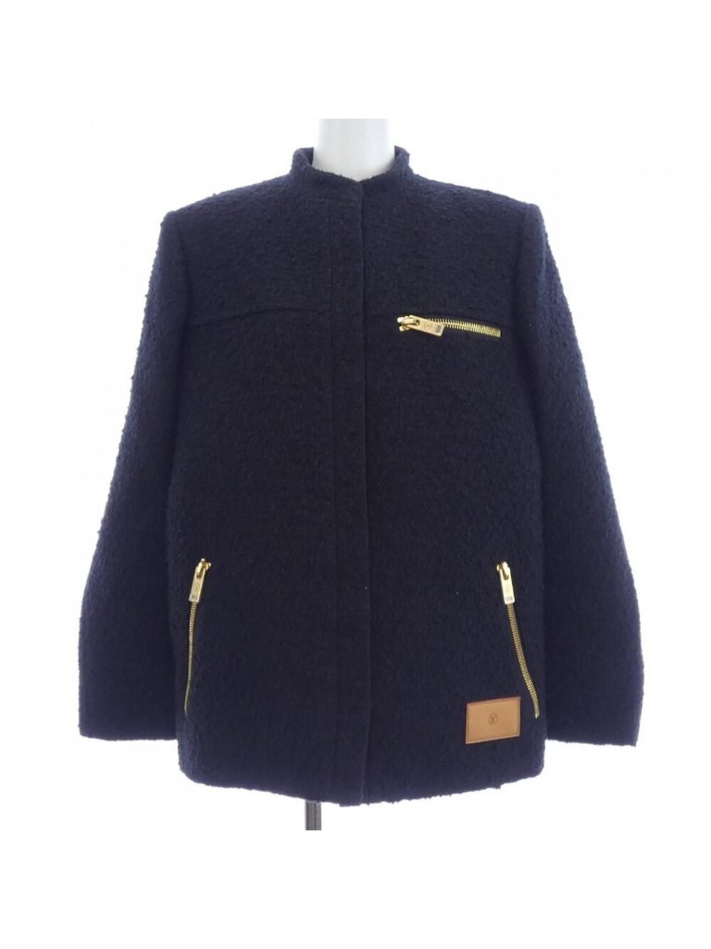 Louis Vuitton Boucle Wool Officer Jacket
